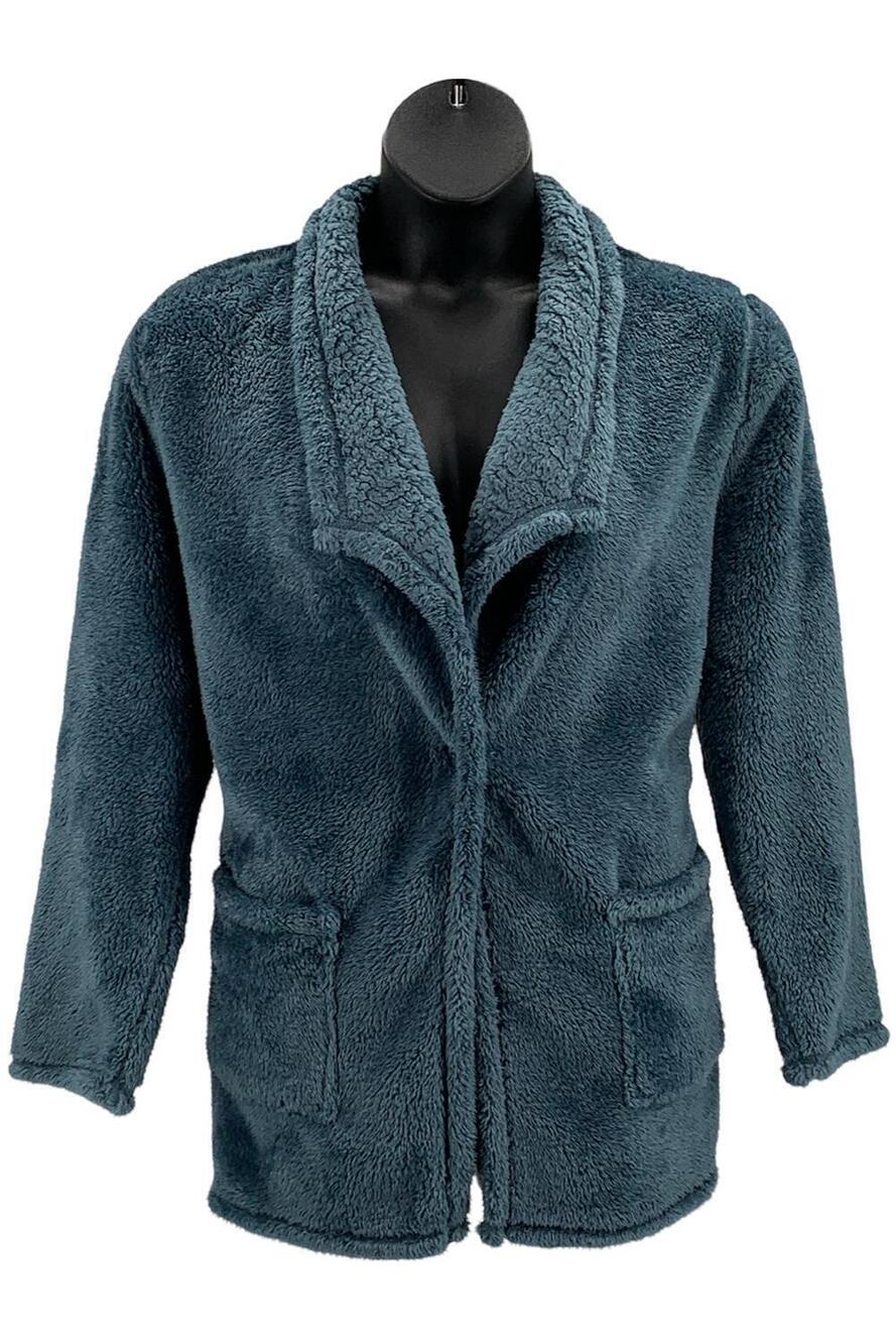 Colleen Lopez "CL Soft" Teddy Coat Bluestone - Regular